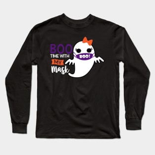 Boo Time With My Mask Long Sleeve T-Shirt